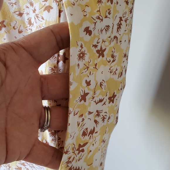 Abercrombie & Fitch Yellow Mini Dress - Picture 7 of 13